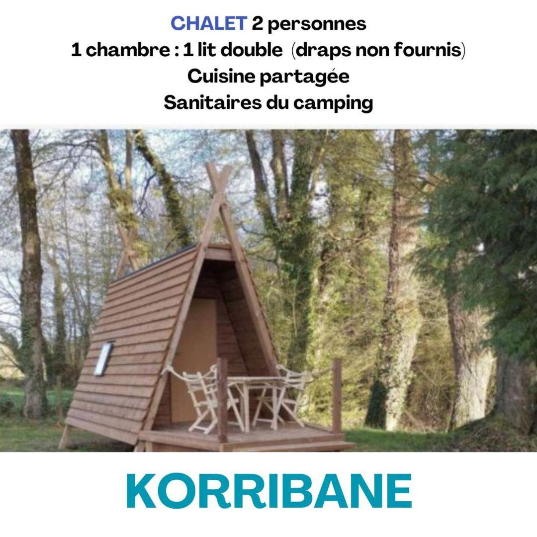 Camping Le Val Aux Fees - Broceliande Concoret Exterior photo